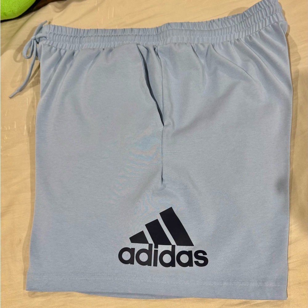 Men’s Adidas Logo Light Blue Men's Training Shorts Size XL